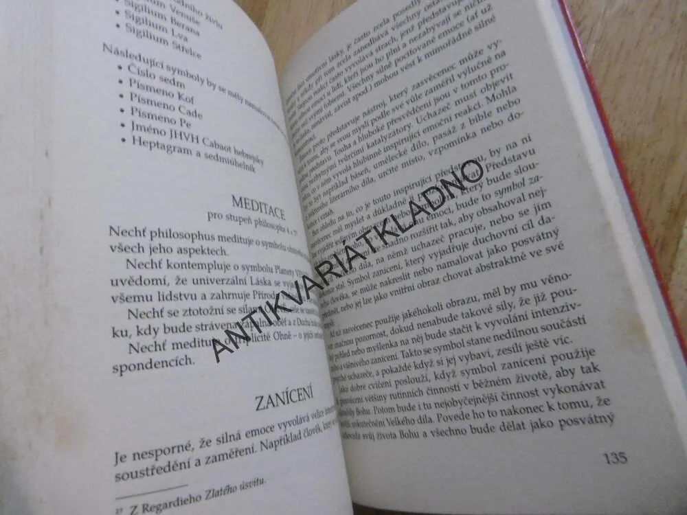 ZASVĚCENÍ DO PRAKTICKÉ MAGIE,5., PHILOSOPHUS, CICERO, **an