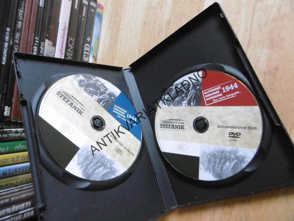 PANCIEROVÝ VLAK ŠTEFÁNIK, DVD FILM