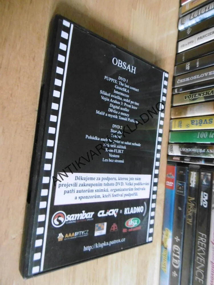 KLAPKA 2008 KLADENSKÝ FESTIVAL KLADNO, DVD FILM