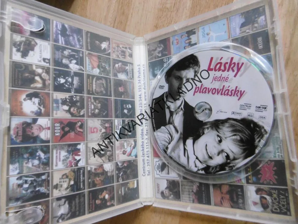LÁSKY JEDNÉ PLAVOVLÁSKY, DVD FILM