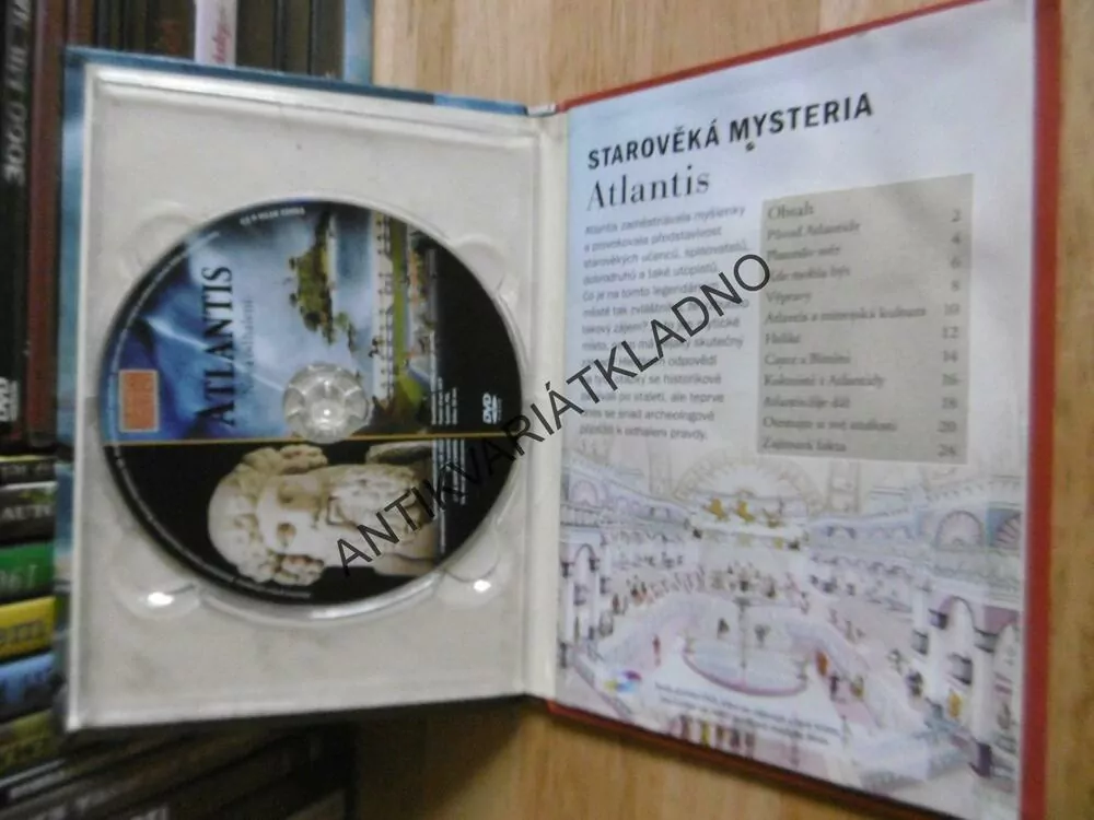 ATLANTIS NOVÁ ODHALENÍ+ KNÍŽKA, DVD FILM