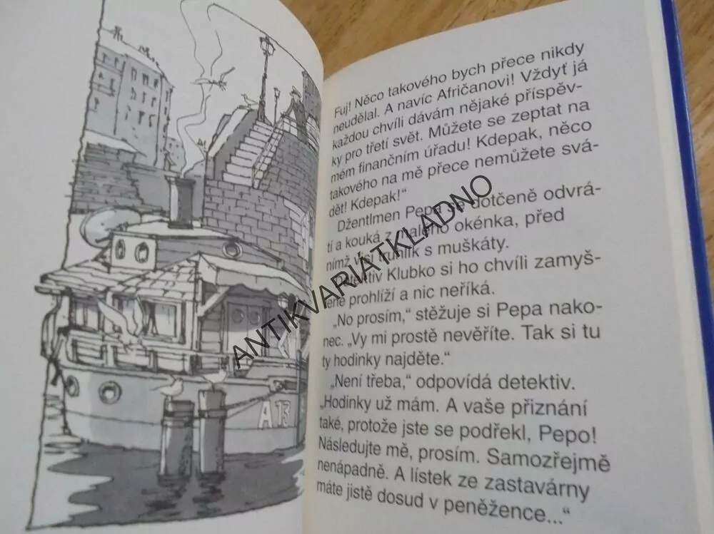 DETEKTIV KLUBKO, MUŽ S ORANŽOVOU MASKOU,SCHEFFLERO