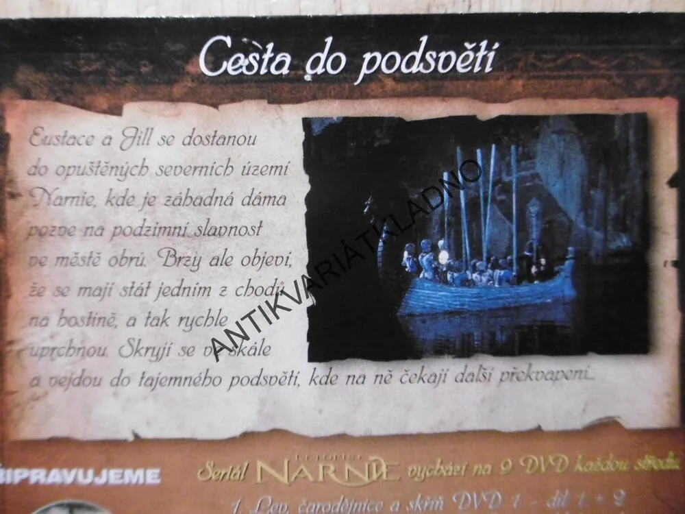 LETOPISY NARNIE, STŘÍBRNÁ ŽIDLE, 3DVD, DVD FILM