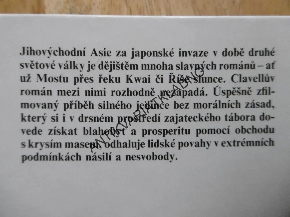 KRÁL KRYSA, JAMES CLAVELL, **an