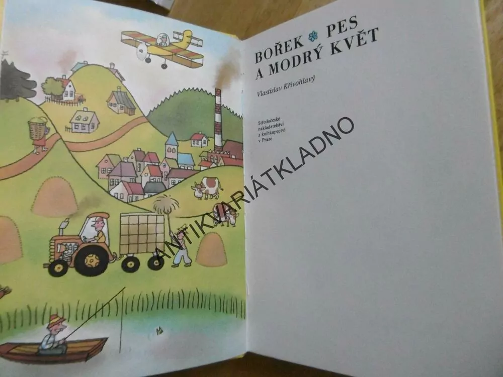 BOŘEK, PES A MODRÝ KVĚT, VLASTIVLAV KŘIVOHLAVÝ, GABRIEL FILCÍK, 1981, **an