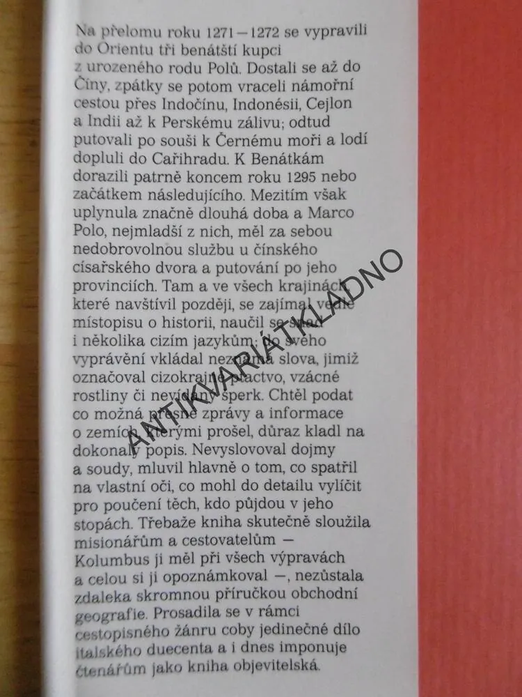 MARCO POLO MILION, ADOLF BORN,**an