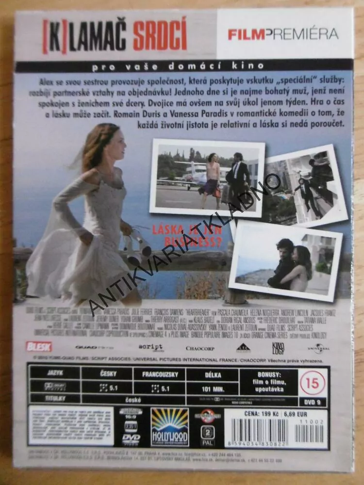 (K)LAMAČ SRDCÍ, DVD FILM