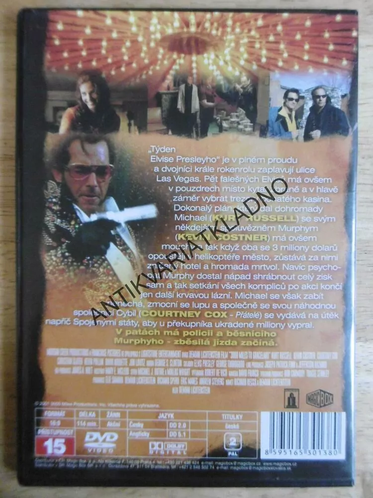3000 MIL NA ÚTĚKU, DVD FILM