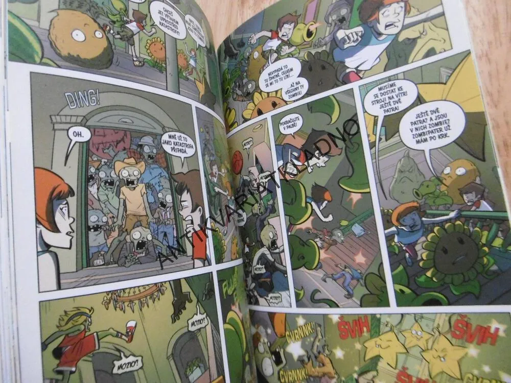 PLANTS VS ZOMBIES, TRÁVOGEDDON, KOMIKS, **an