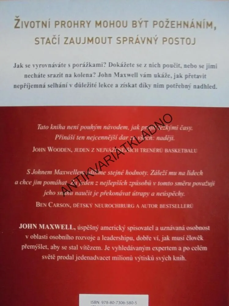 NĚKDY VYHRAJEŠ, JINDY SE POUČÍŠ, JOHN C.MAXWELL