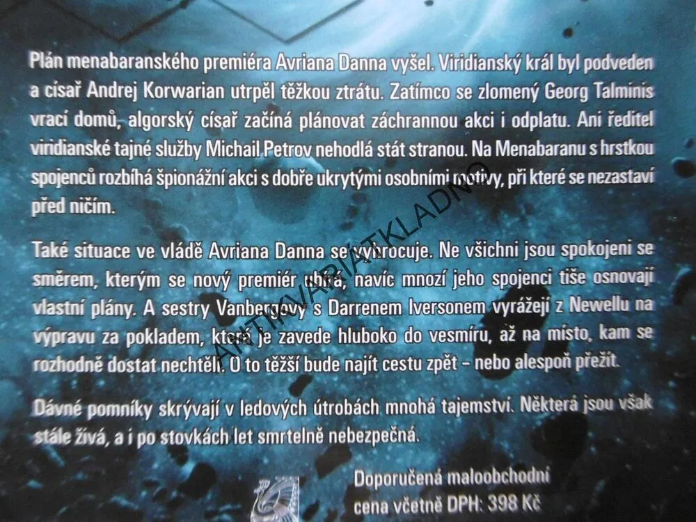POMNÍKY ZIMY, EVROPSKÁ SPACE OPERA, JAN HLÁVKA, VYBÍRALOVÁ, **an