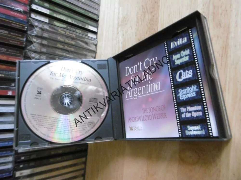DON´T CRY FOR ME ARGENTINA, 3X CD hudba