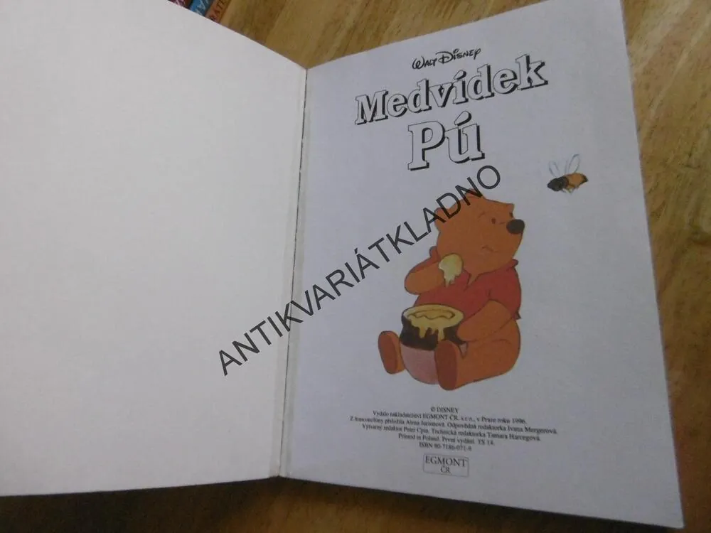 MEDVÍDEK PÚ, WALT DISNEY, **an