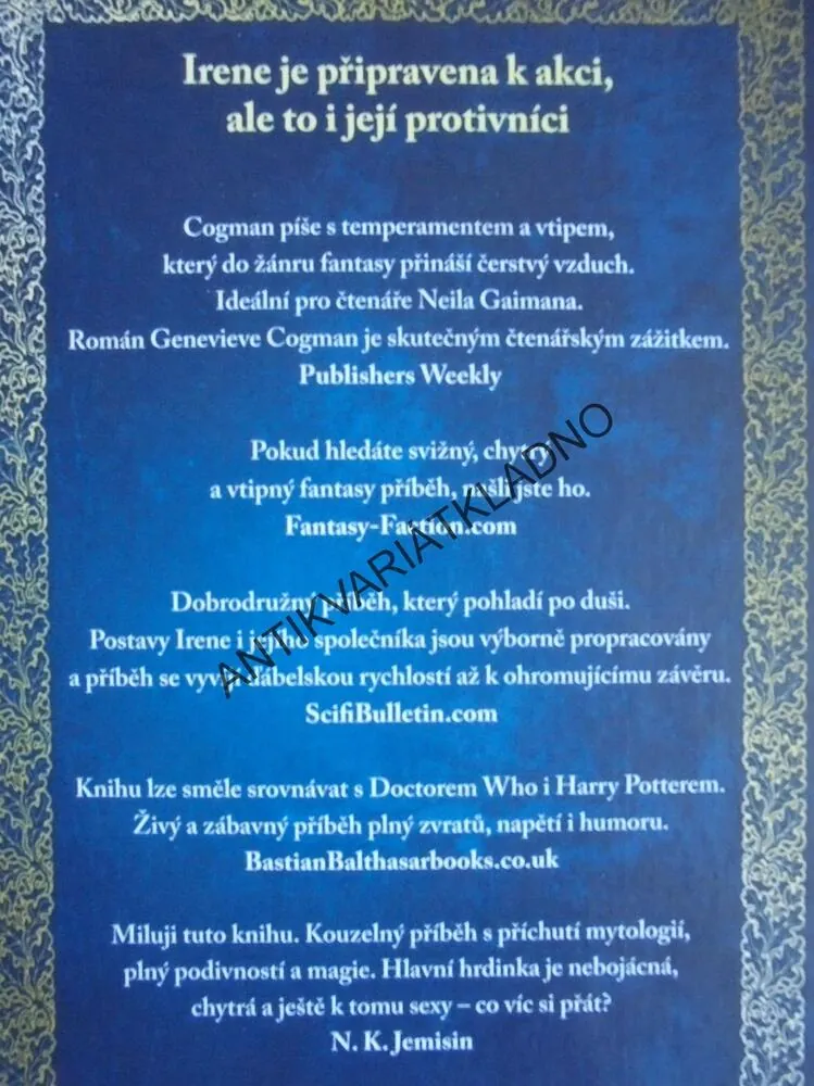 MASKOVANÉ MĚSTO, GENEVIEVE COGMAN