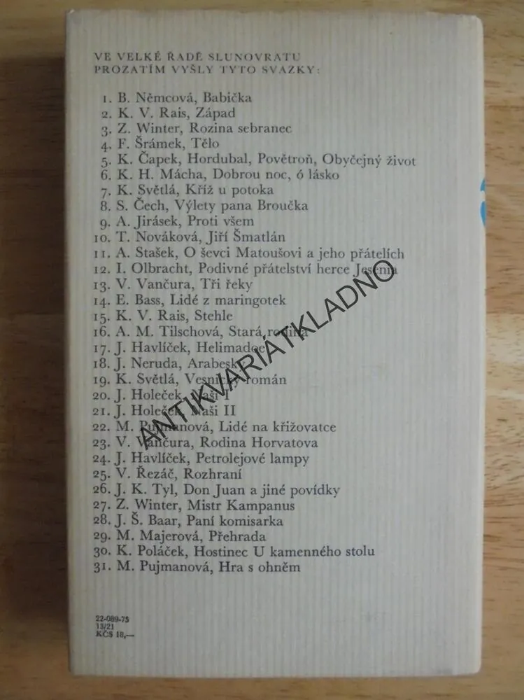 MIKULÁŠ DAČICKÝ Z HESLOVA, PAMĚTI,CYRIL BOUDA,1975, **an