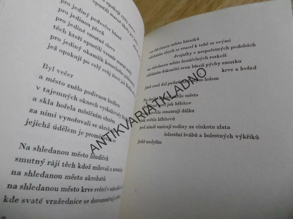 BÁSNĚ NOCI, VÍTĚZSLAV NEZVAL
