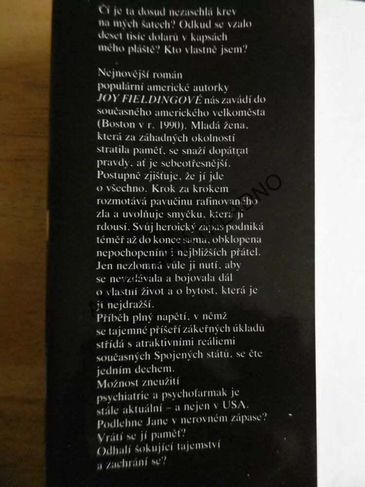 JANE UTÍKÁ, JOY FIELDINGOVÁ, **an