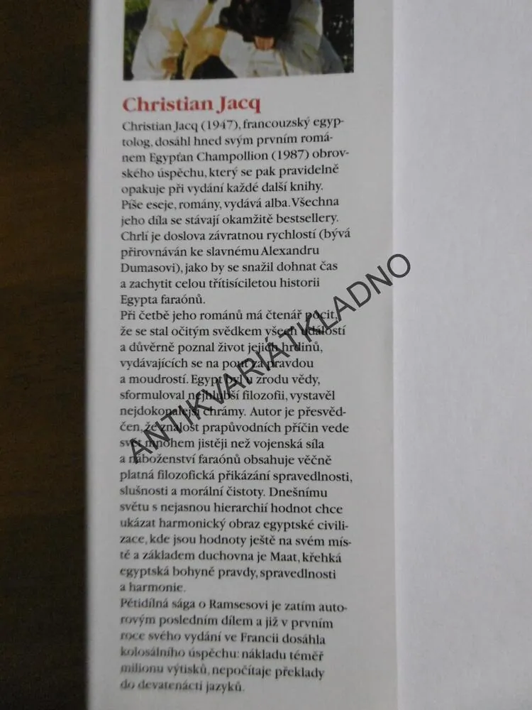 RAMSES 2., CHRÁM MILIONŮ LET, CHRISTIAN JACQ, **an
