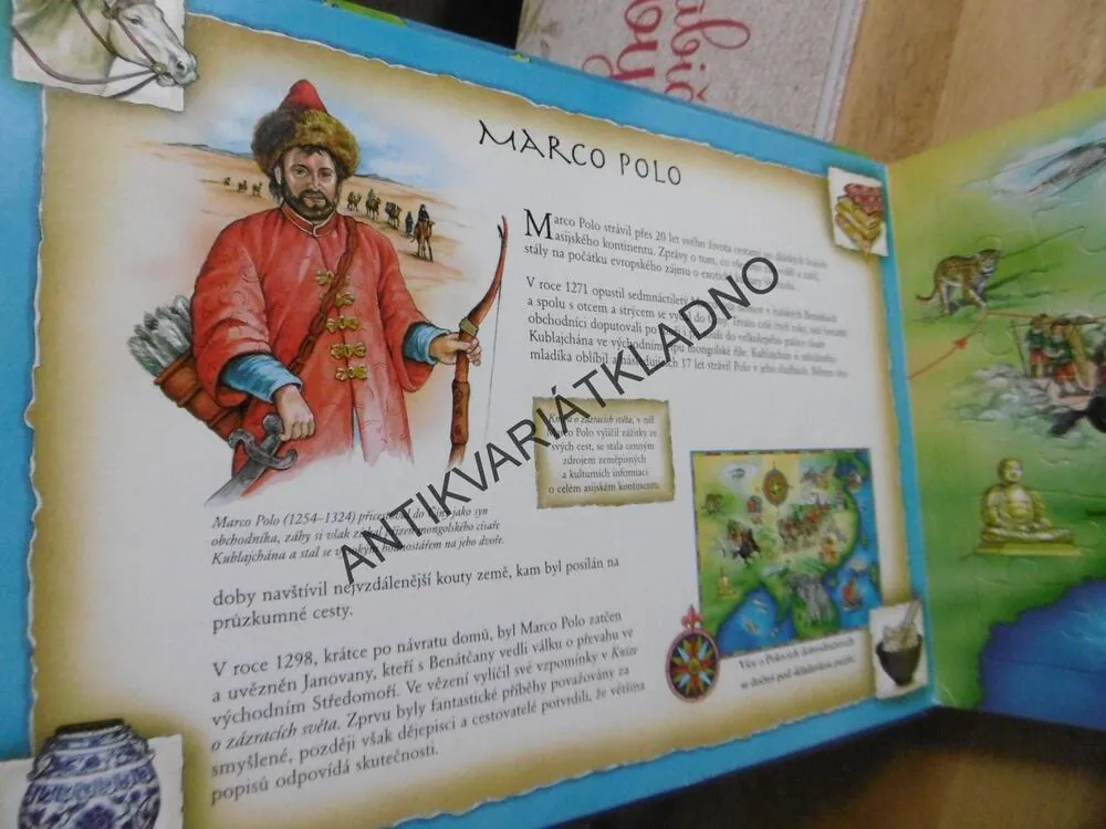 NEOHROŽENÍ MOŘEPLAVCI, KNIHA S PUZZLE, **an