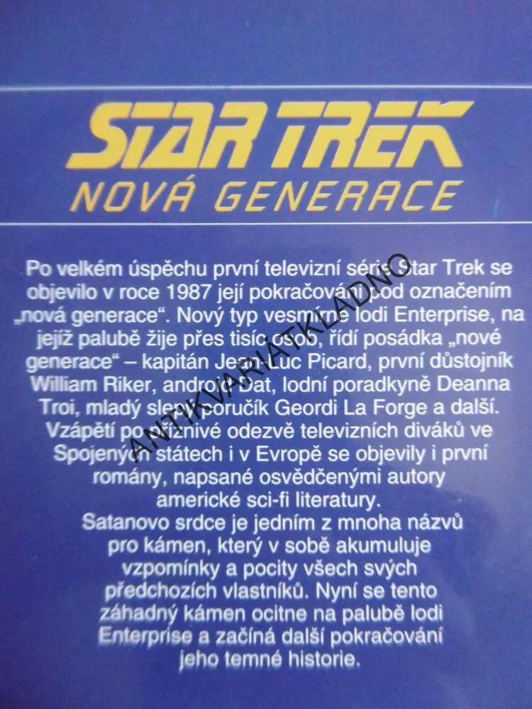 STAR TREK NOVÁ GENERACE, SATANOVO SRDCE, CARMER CARTER, **an