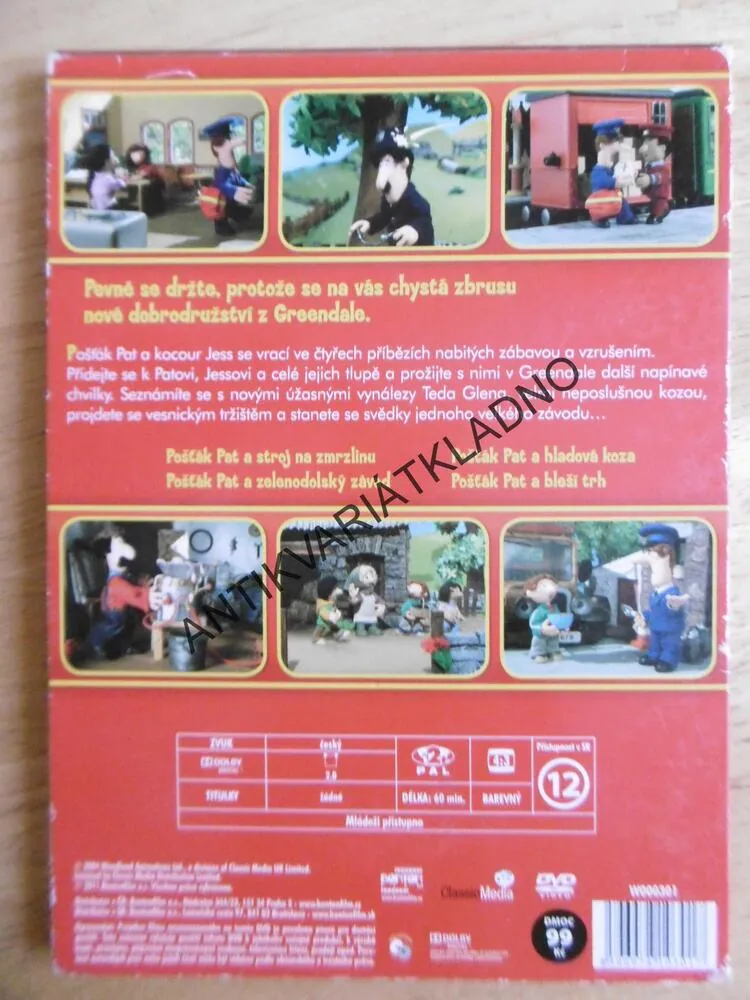 POŠŤÁK PAT, STROJ NA ZMRZLINU, DVD FILM