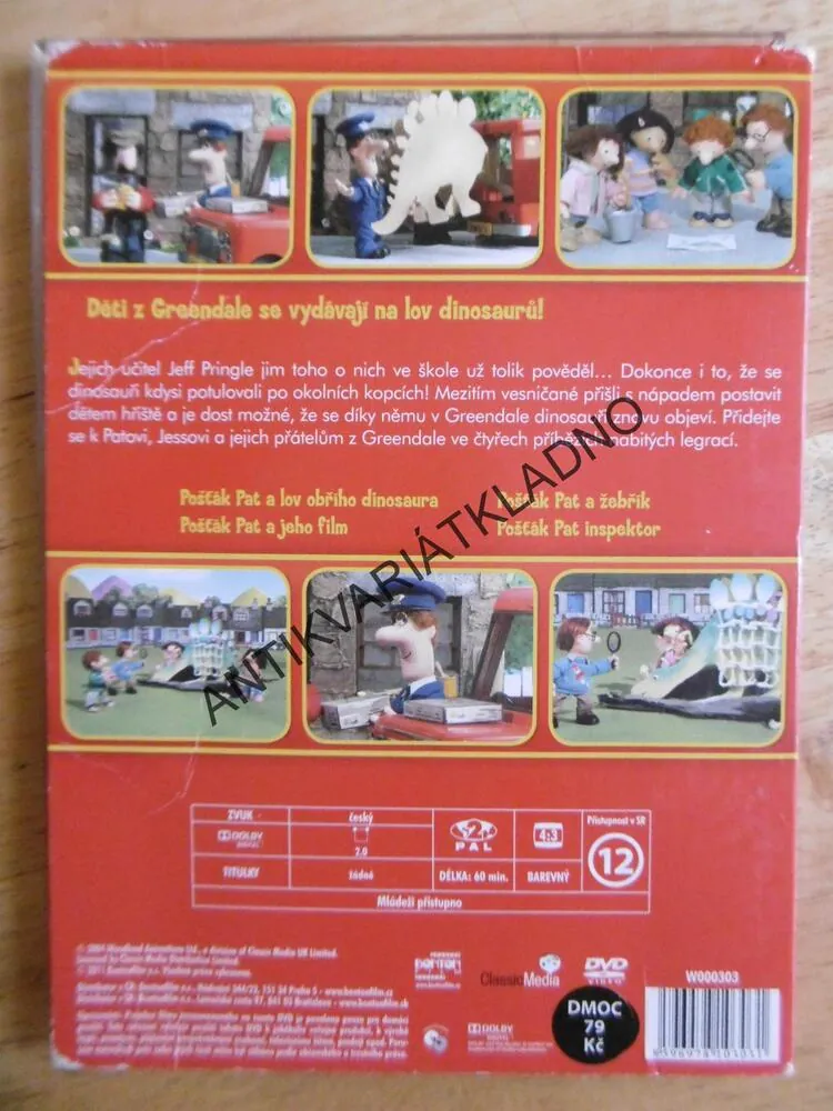 POŠŤÁK PAT, LOV OBŘÍHO DINOSAURA, DVD FILM