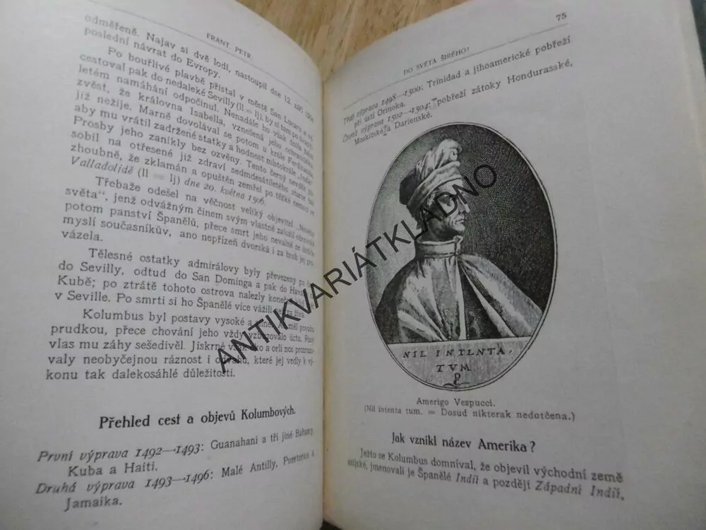 DO SVĚTA ŠIRÉHO! OBRAZY Z DĚJINY OBJEVŮ ZEMĚPISNÝCH, FRANT. PETER, **an