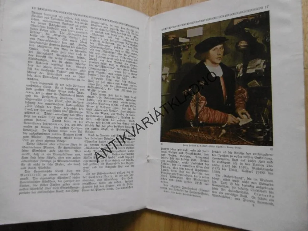 VOLSKBUCHER DER KUNST DAS KASISER FRIEDRICH MUZEUM, NĚMECKY,