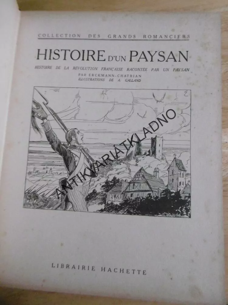 HISTOIRE D´UN PAYSAN, HISTORIE FRANCOUZSKÉ REVOLUCE, FRANCIE, 1930, **an