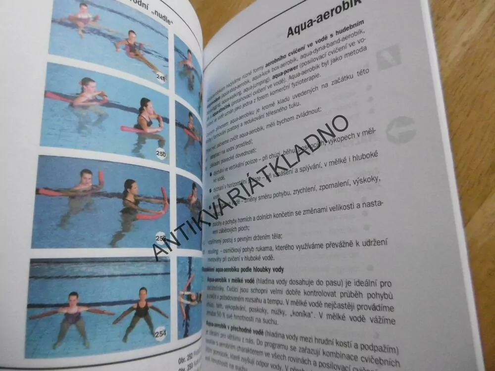 AQUA-FITNESS, SPORT, PLAVÁNÍ, AQUA GYMNASTIKA, AEROBIK, **an