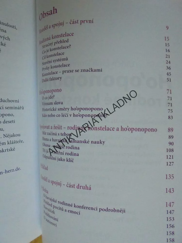 HO´OPONOPONO A RODINNÉ KONSTELACE, DUPREÉ