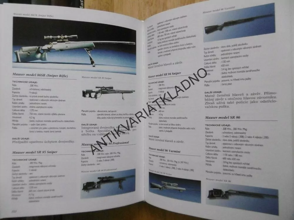 ENCYKLOPEDIE VOJENSKÝCH ZBRANÍ, HARTINK, ZBRANĚ, **an