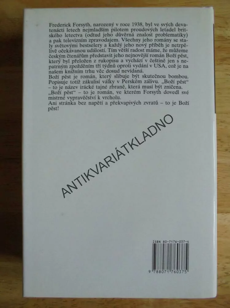 BOŽÍ PĚST, FREDERICK FORSYTH, **an
