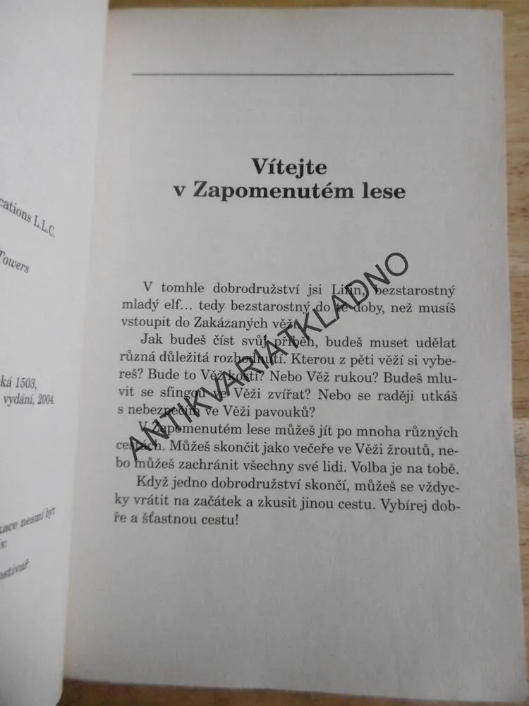 ZAKÁZANÉ VĚŽE, NEKONEČNÉ PŘÍBĚHY, CAROL GASKINOVÁ, **an