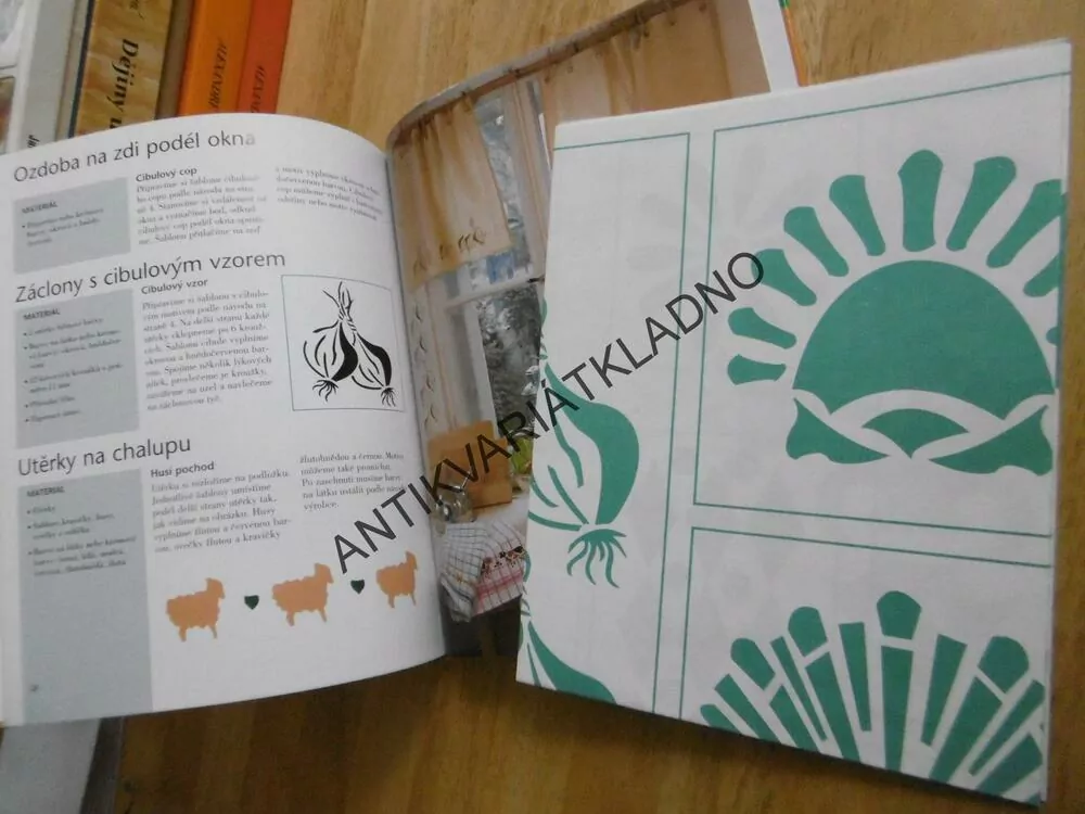 DEKORAČNÍ VZORY, ZKRÁŠLUJEME POMOCÍ ŠABLON, SANWALD, VČETNĚ VZORNÍKU, **an
