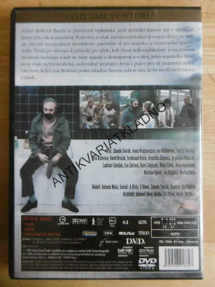 CO JE VÁM DOKTORE?, DVD FILM 