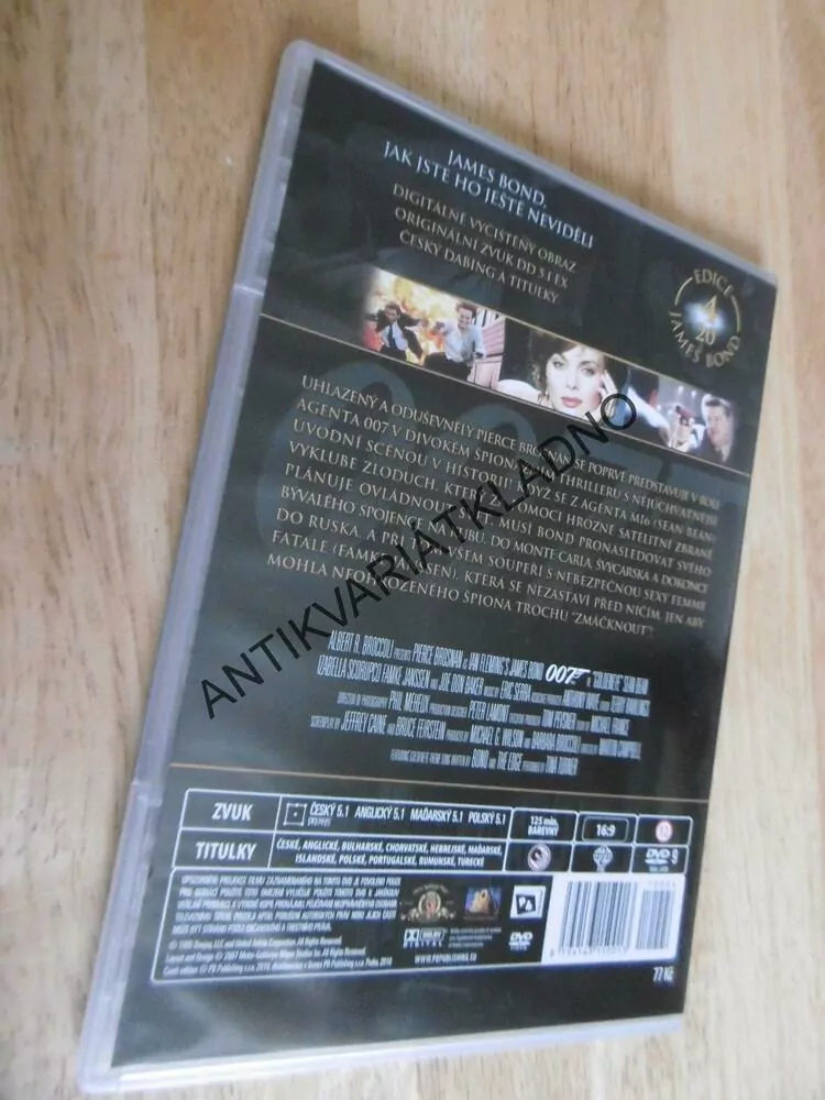 JAMES BOND 007- ZLATÉ OKO, DVD FILM