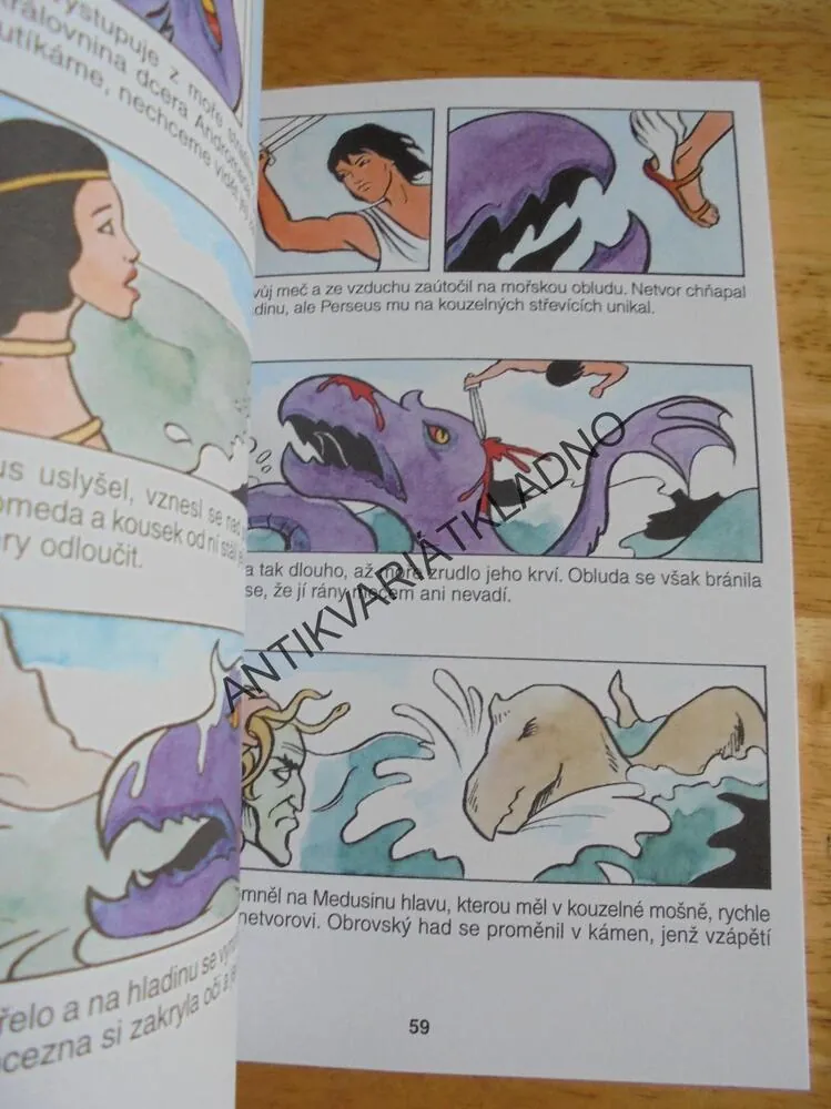 ŘECKÉ BÁJE A POVĚSTI, KOMIKS, BÁRTA,HEŘMAN
