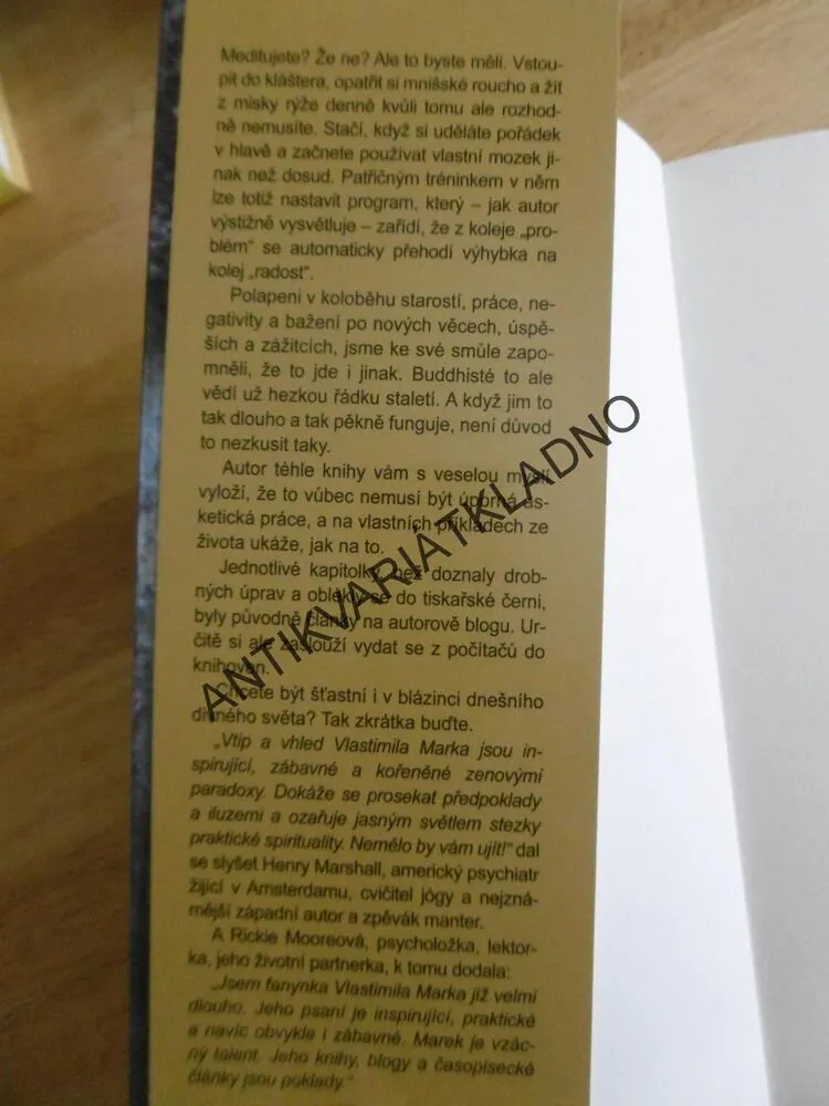 ZEN PRO KAŽDÉHO, CHVÁLA PŘÍTOMNOSTI, VLASTIMIL MAREK, **an