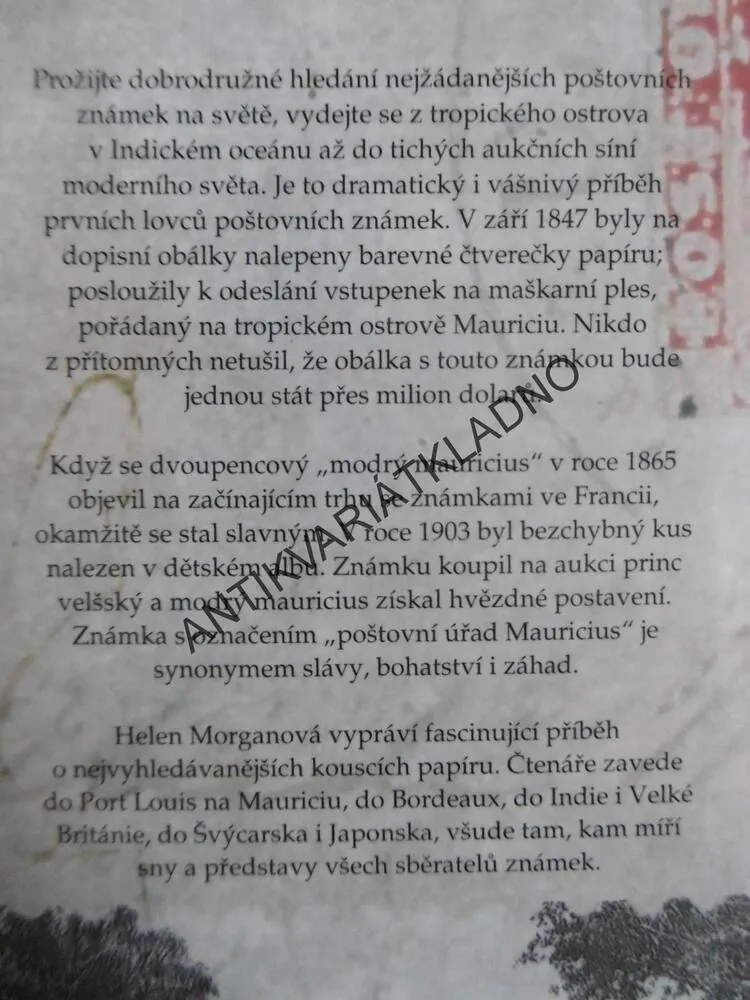 MODRÝ MAURICIUS, HELEN MORGANOVÁ, **an