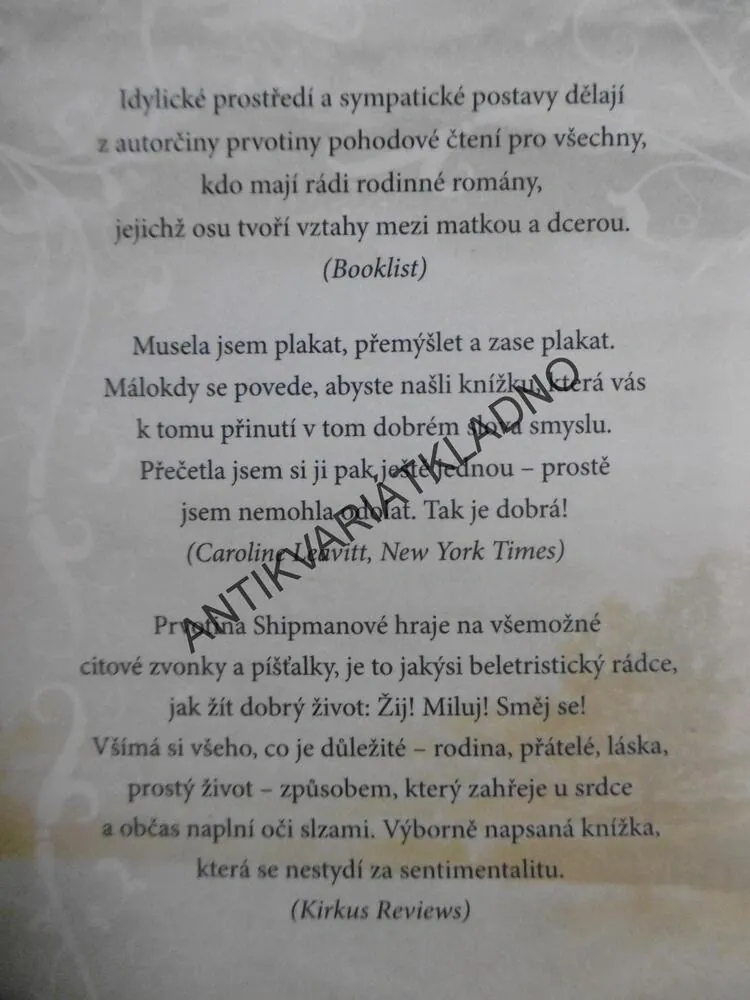 KOUZELNÝ NÁRAMEK, VIOLA SHIPMANOVÁ, **an