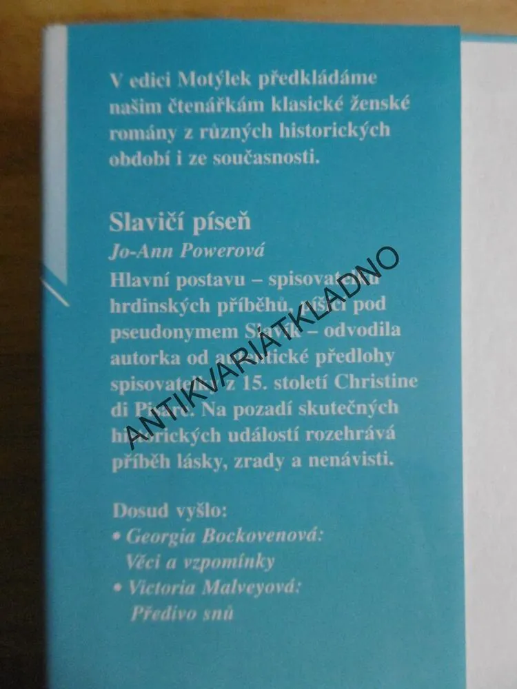 SLAVIČÍ PÍSEŇ, JO-ANN POWEROVÁ, **an