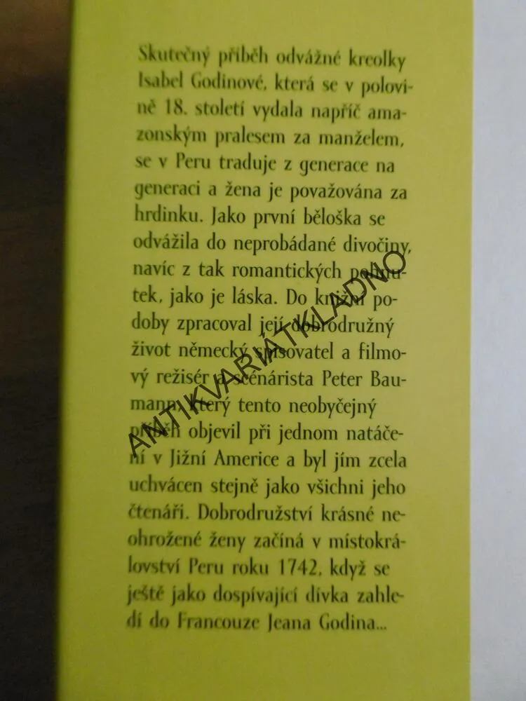 LÁSKA ISABEL GODINOVÉ, PETER BAUMANN, **an