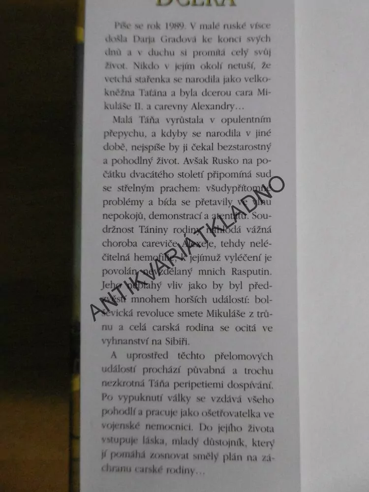 CAREVNINA DCERA, CAROLLY ERICKSON, **an