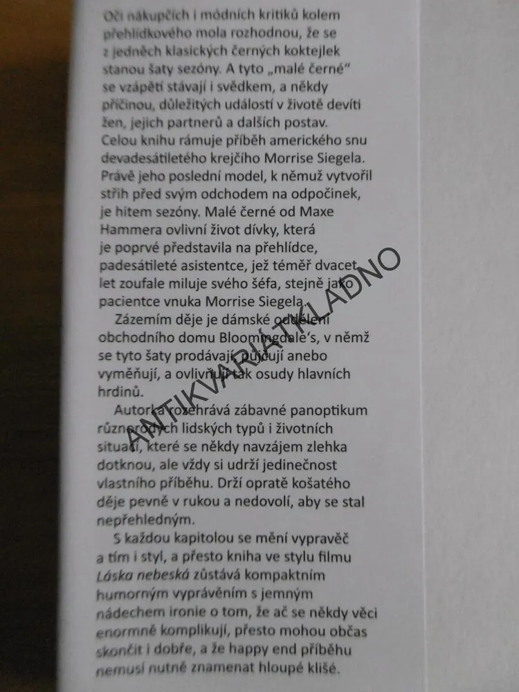 MALÉ ČERNÉ A DEVĚT ŽEN, JANE L. ROSENOVÁ, **an