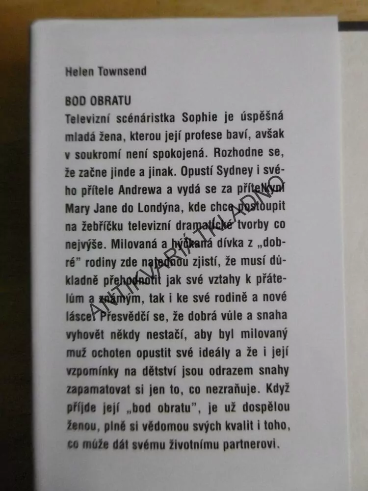 BOD OBRATU, HELEN TOWSEND, **an