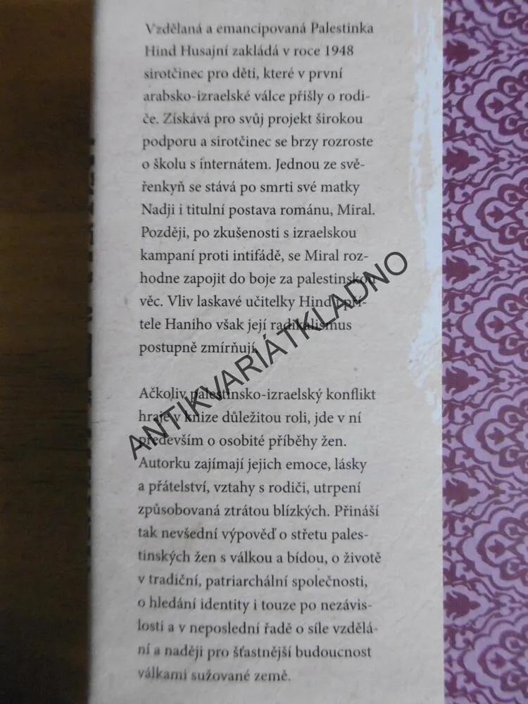 MIRAL, RULA JEBREALOVÁ, **an