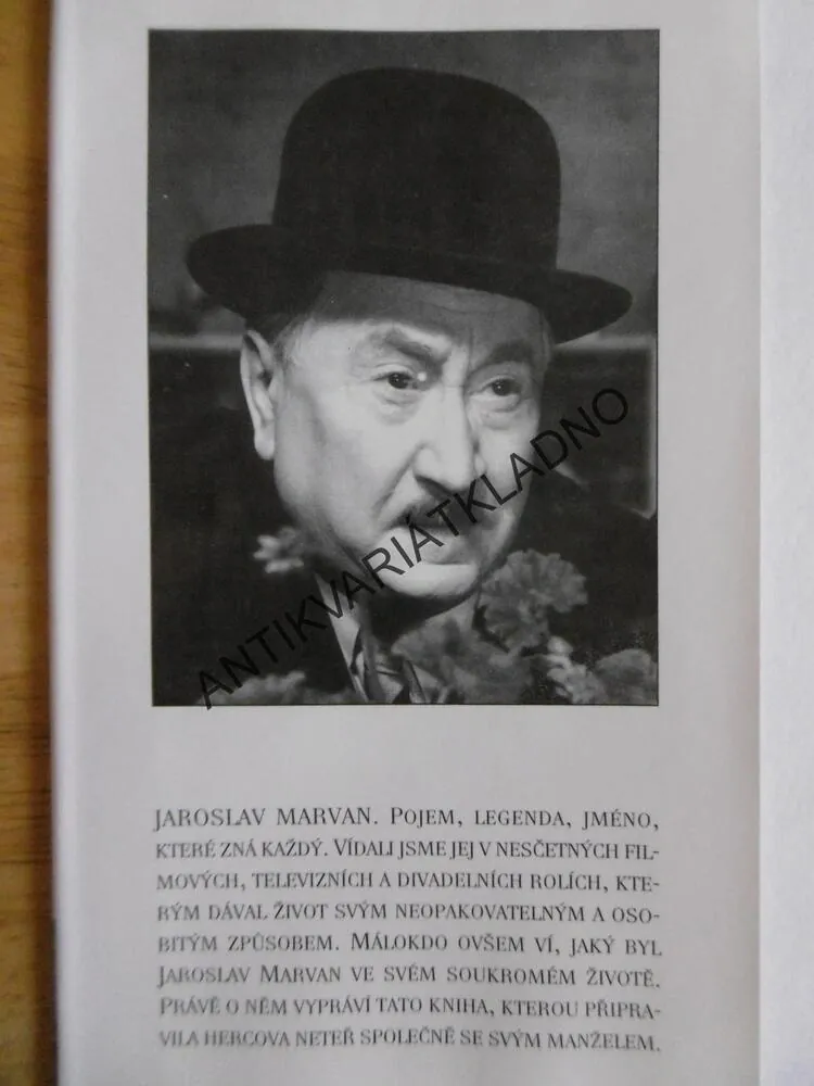 SOUKROMÝ ŽIVOT JAROSLAVA MARVANA, JARMILA NOVÁ, PETR NOVÝ, JAROSLAV MARVAN, **an