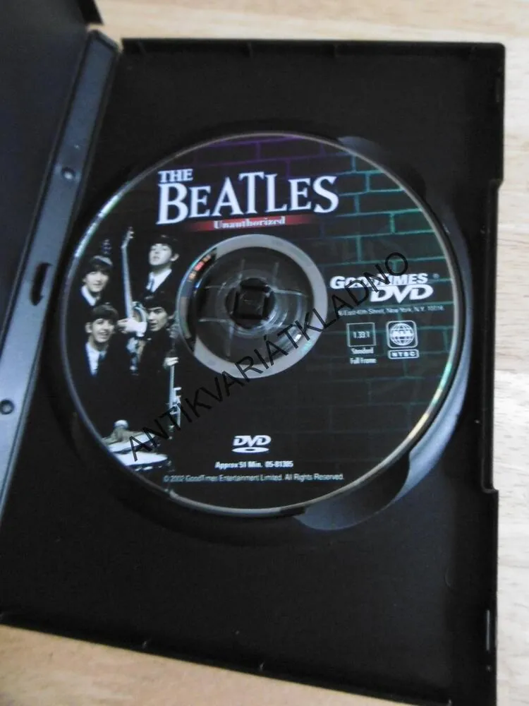 THE BEATLES, UNAUTHORIZED, DVD FILM