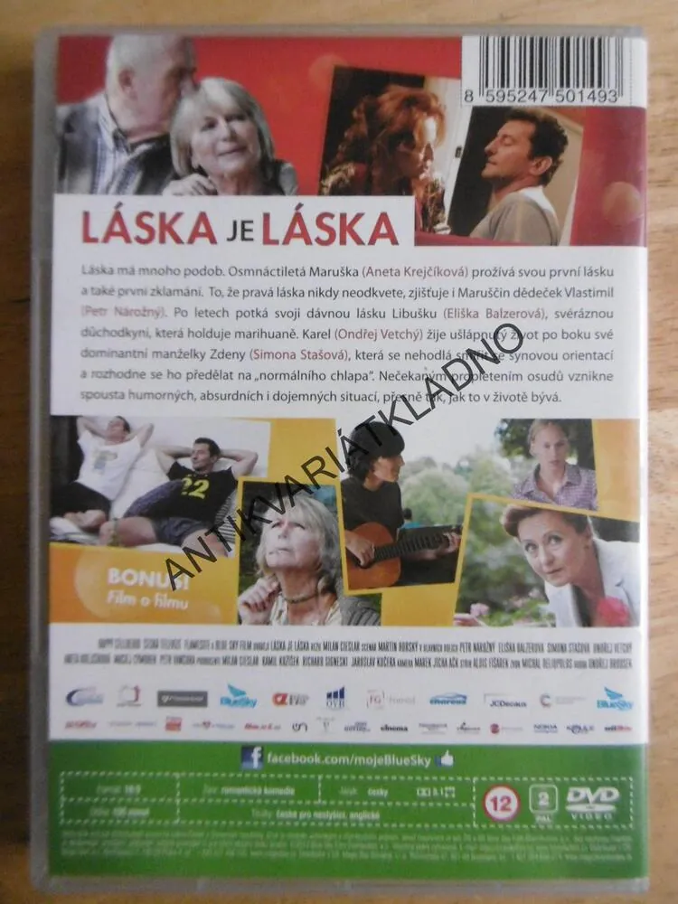 LÁSKA JE LÁSKA, DVD FILM ČR